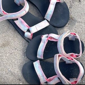 Teva sandals, girls size 12